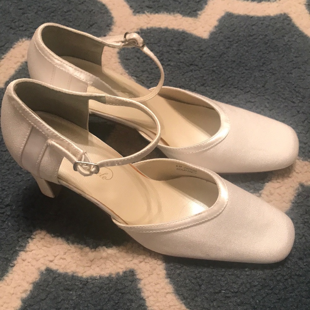 Bridal shoes from David’s Bridal